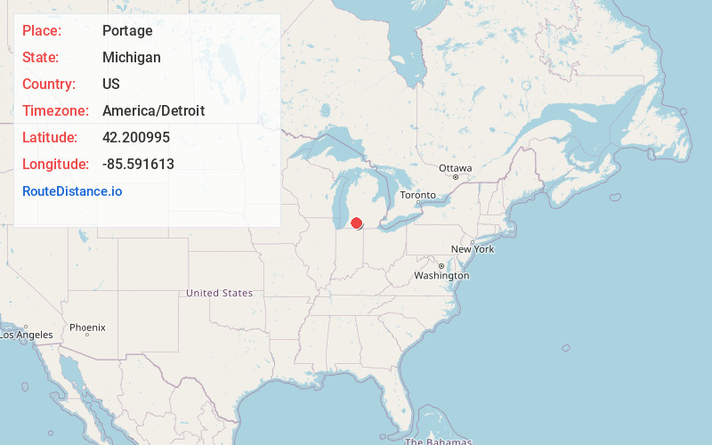 Map of Portage