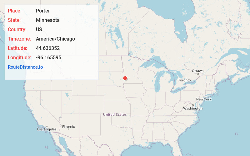 Map of Porter
