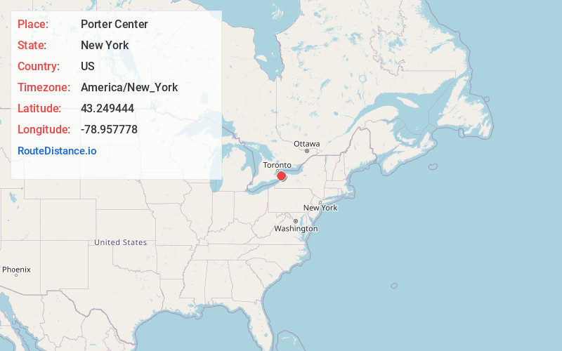 Map of Porter Center