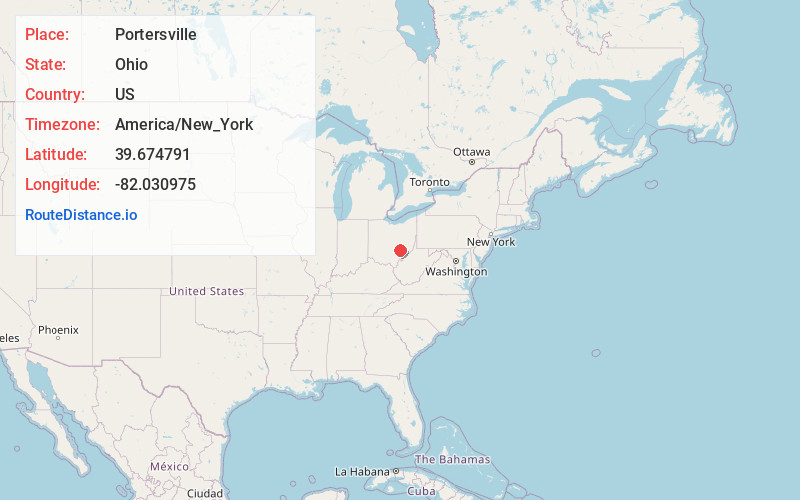 Map of Portersville
