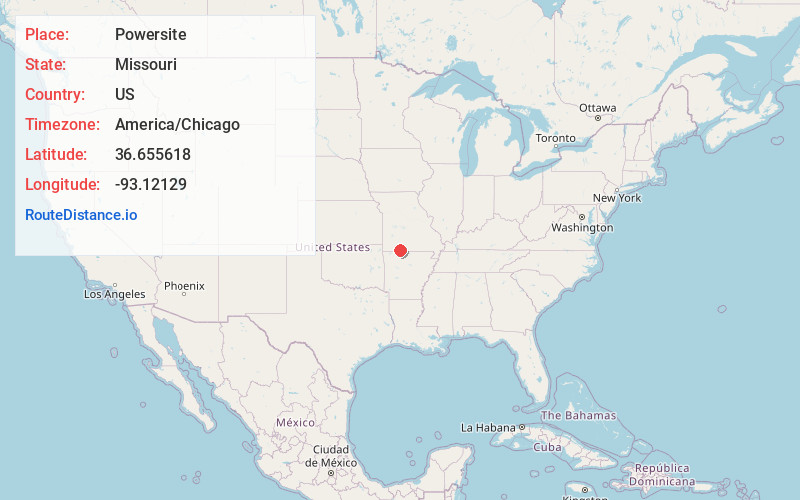 Map of Powersite