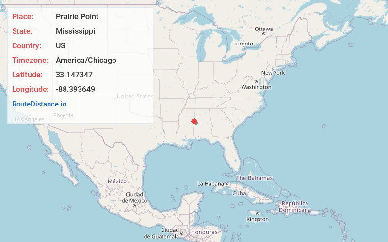 Map of Prairie Point