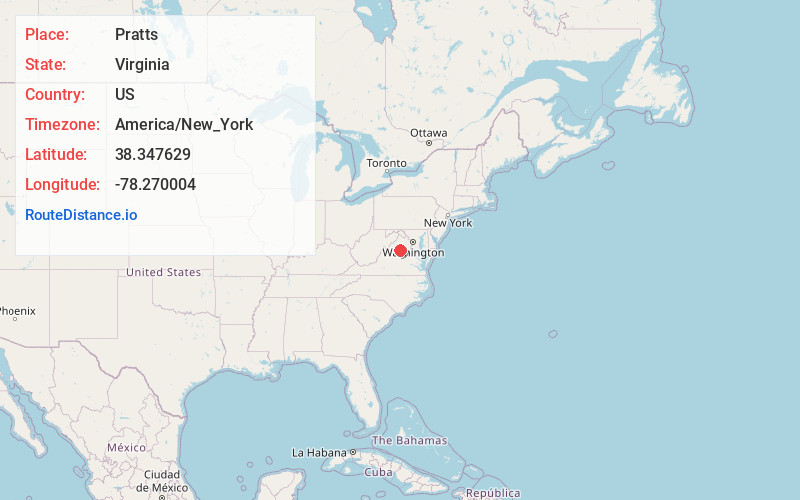 Map of Pratts