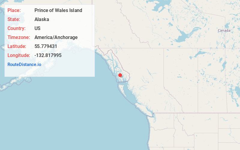 Map of Prince of Wales Island