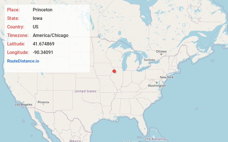 Map of Princeton