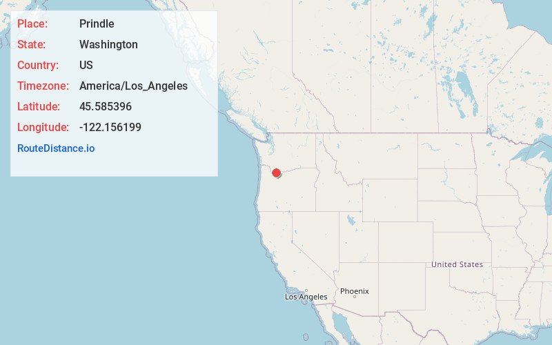 Map of Prindle