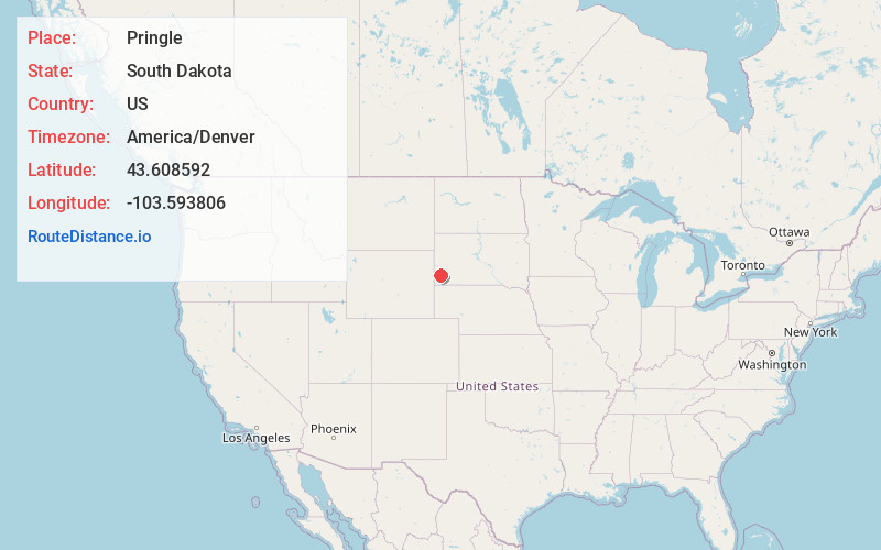 Map of Pringle