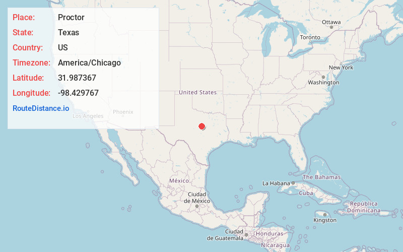 Map of Proctor