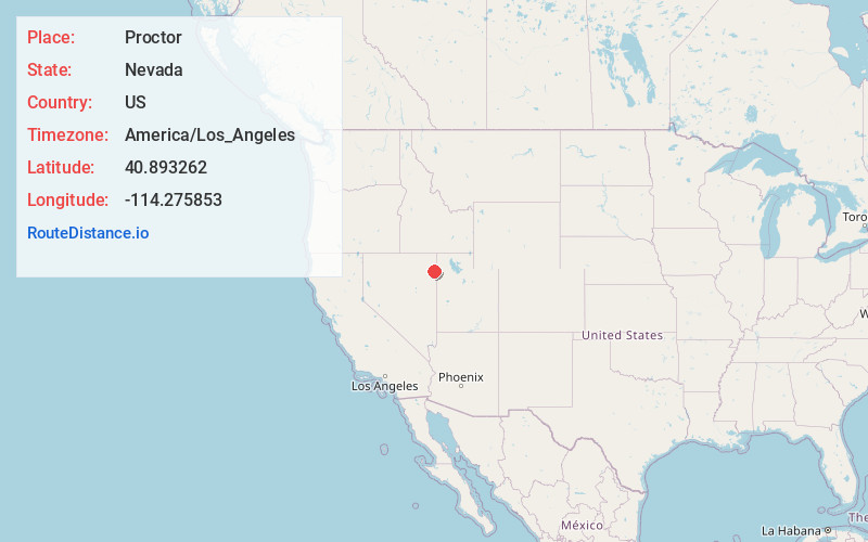 Map of Proctor