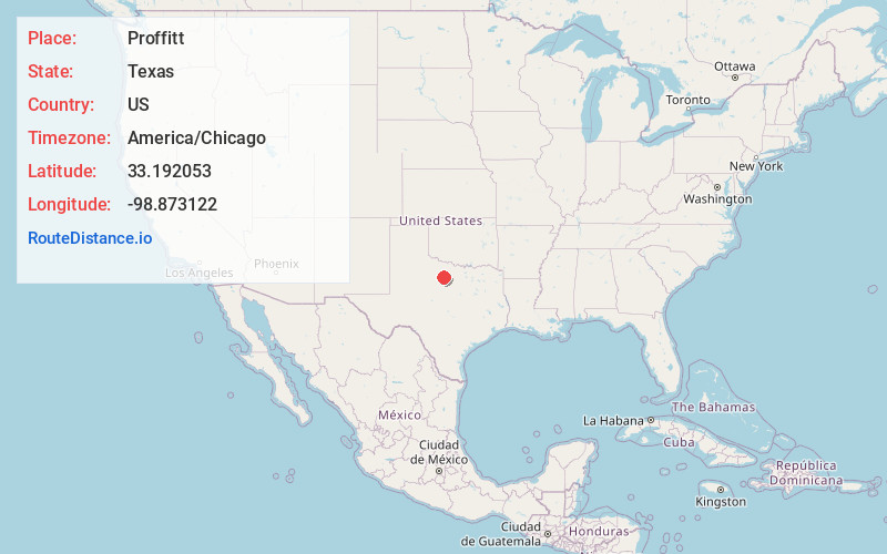 Map of Proffitt