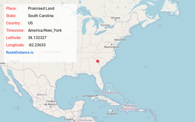 Map of Promised Land