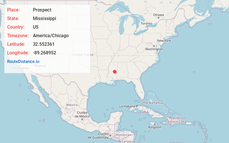 Map of Prospect