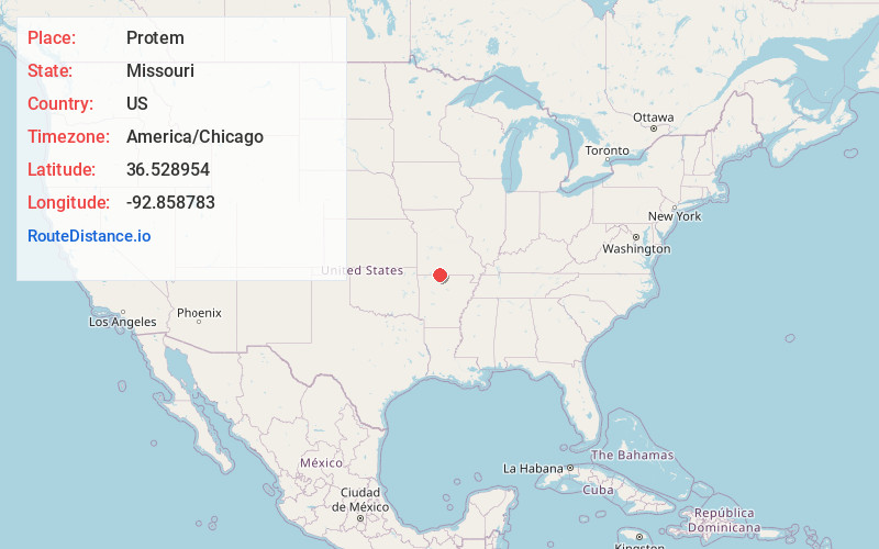 Map of Protem