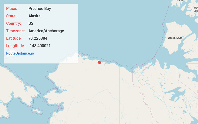 Map of Prudhoe Bay