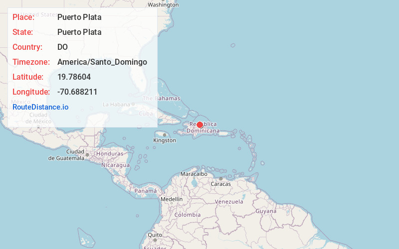 Map of Puerto Plata