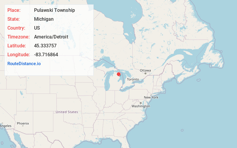 Map of Pulawski Township
