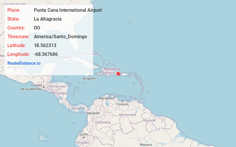 Map of Punta Cana International Airport