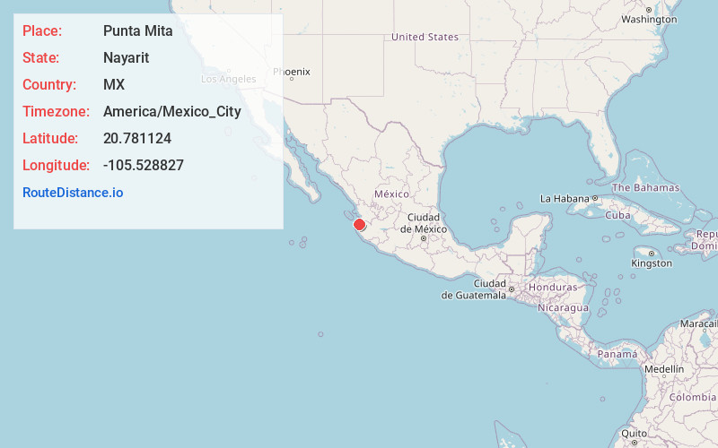 Map of Punta Mita