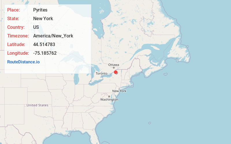 Map of Pyrites