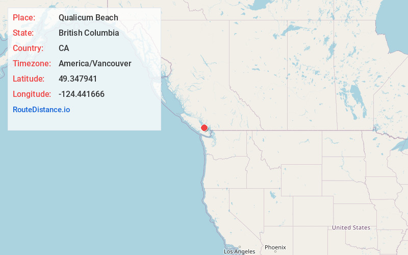 Map of Qualicum Beach