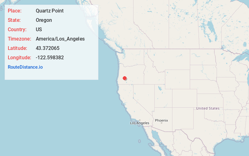 Map of Quartz Point