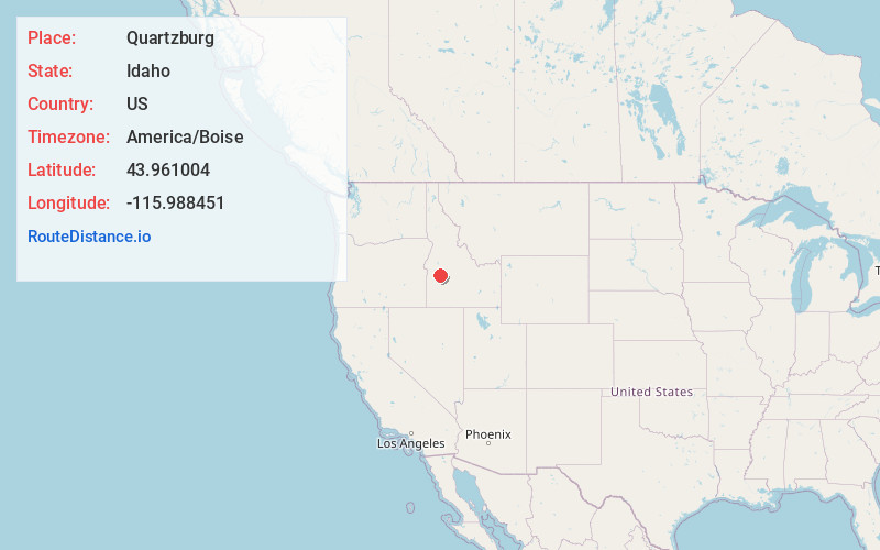 Map of Quartzburg