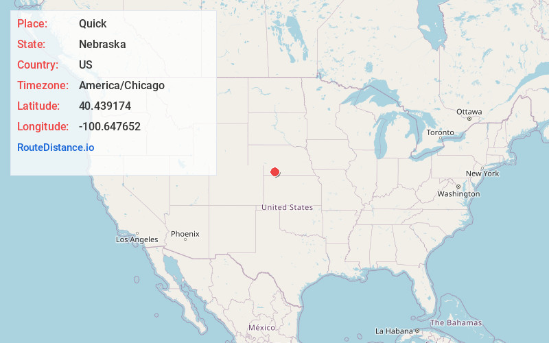 Map of Quick