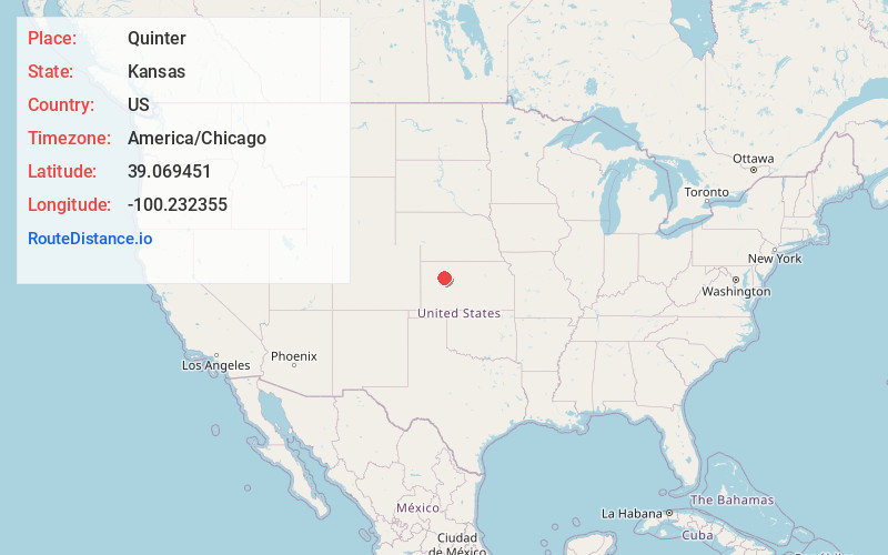 Map of Quinter