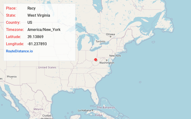 Map of Racy