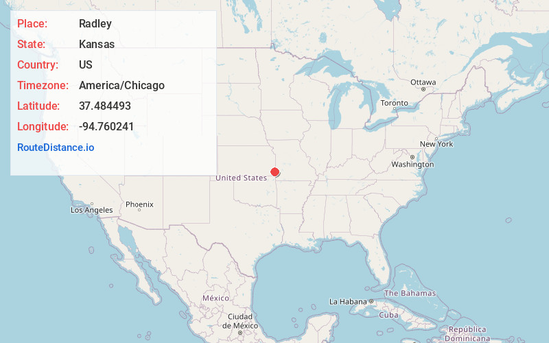 Map of Radley