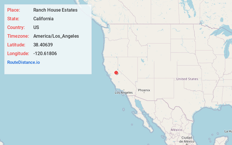 Map of Ranch House Estates