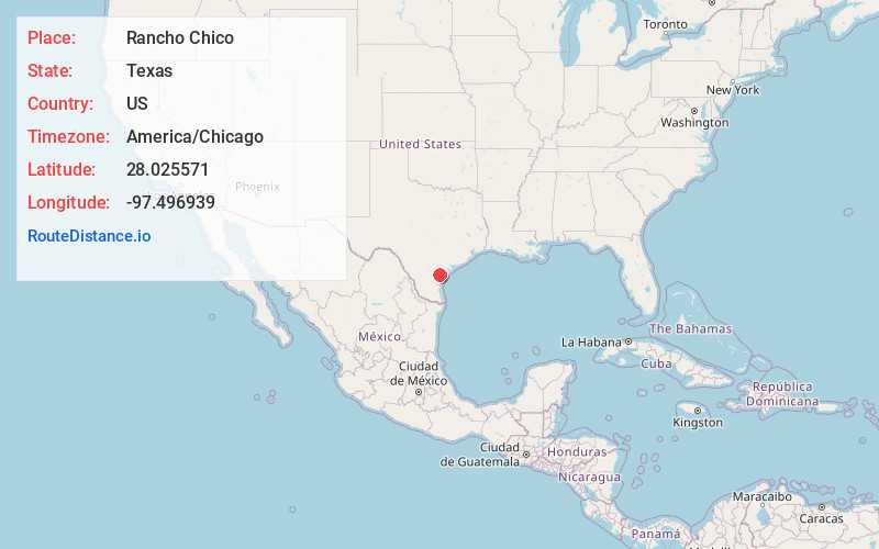 Map of Rancho Chico