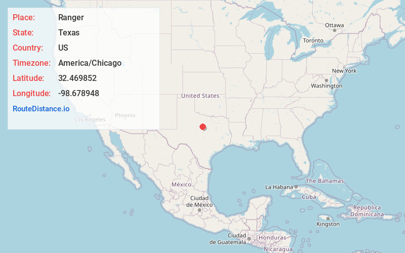 Map of Ranger