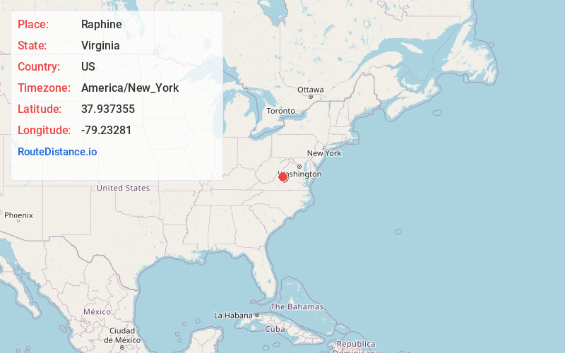 Map of Raphine