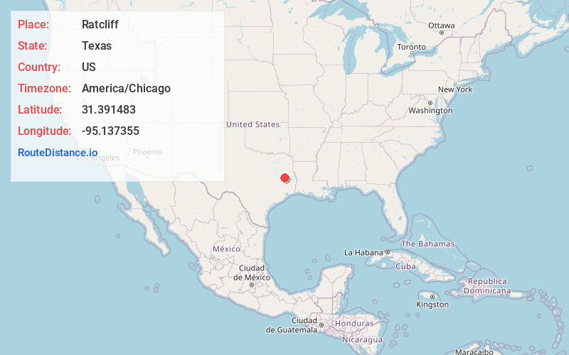 Map of Ratcliff