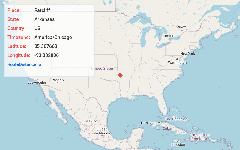 Map of Ratcliff
