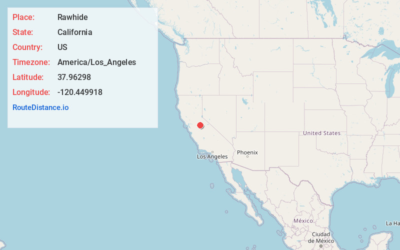 Map of Rawhide
