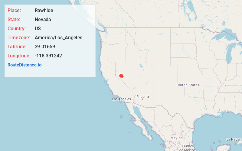 Map of Rawhide