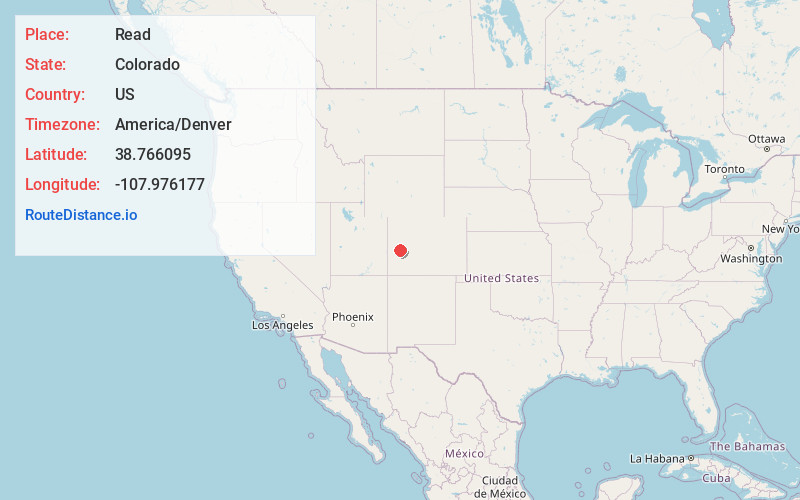 Map of Read