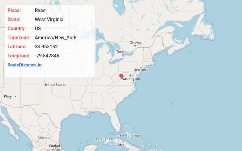 Map of Read
