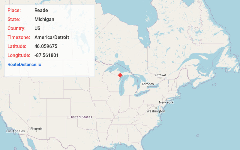 Map of Reade