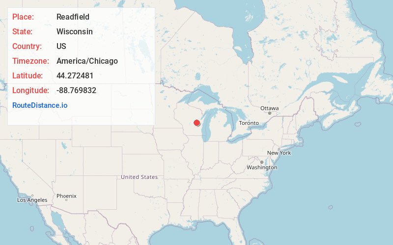 Map of Readfield