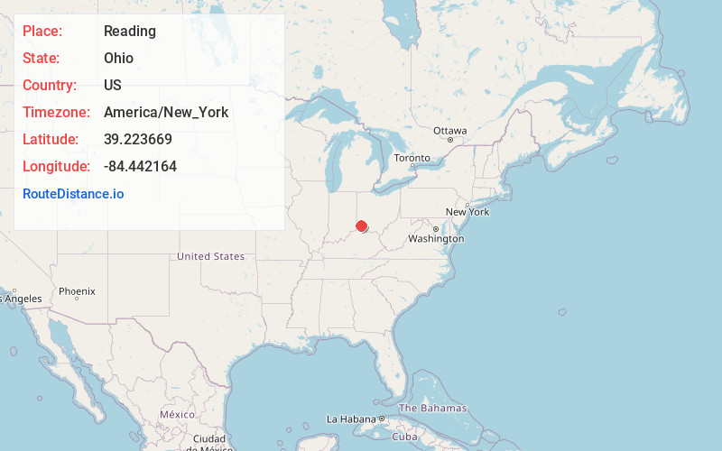 Map of Reading