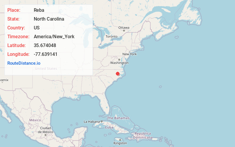 Map of Reba