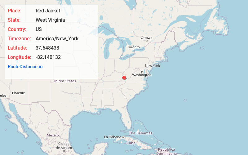 Map of Red Jacket