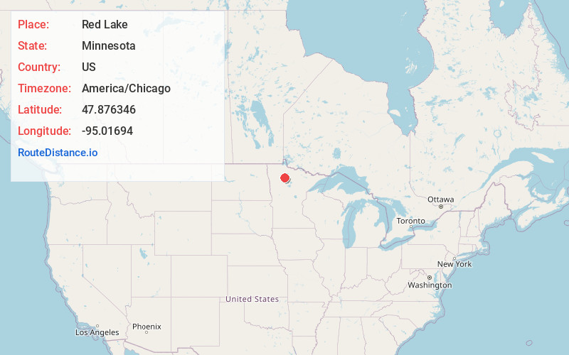 Map of Red Lake