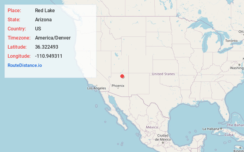 Map of Red Lake
