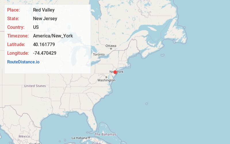 Map of Red Valley