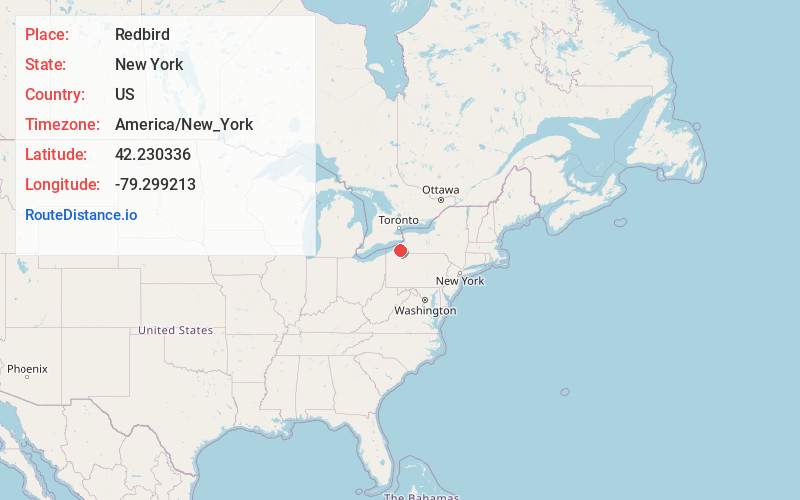 Map of Redbird
