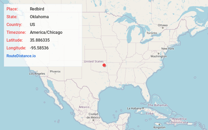 Map of Redbird